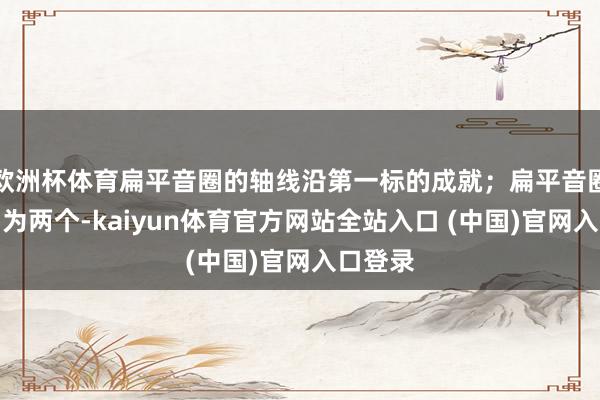 欧洲杯体育扁平音圈的轴线沿第一标的成就；扁平音圈的数目为两个-kaiyun体育官方网站全站入口 (中国)官网入口登录