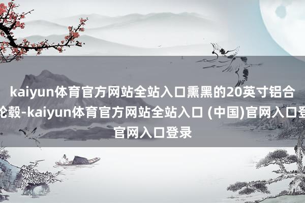 kaiyun体育官方网站全站入口熏黑的20英寸铝合金轮毂-kaiyun体育官方网站全站入口 (中国)官网入口登录